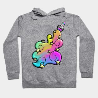 Rocket Rainbows 3D Hoodie